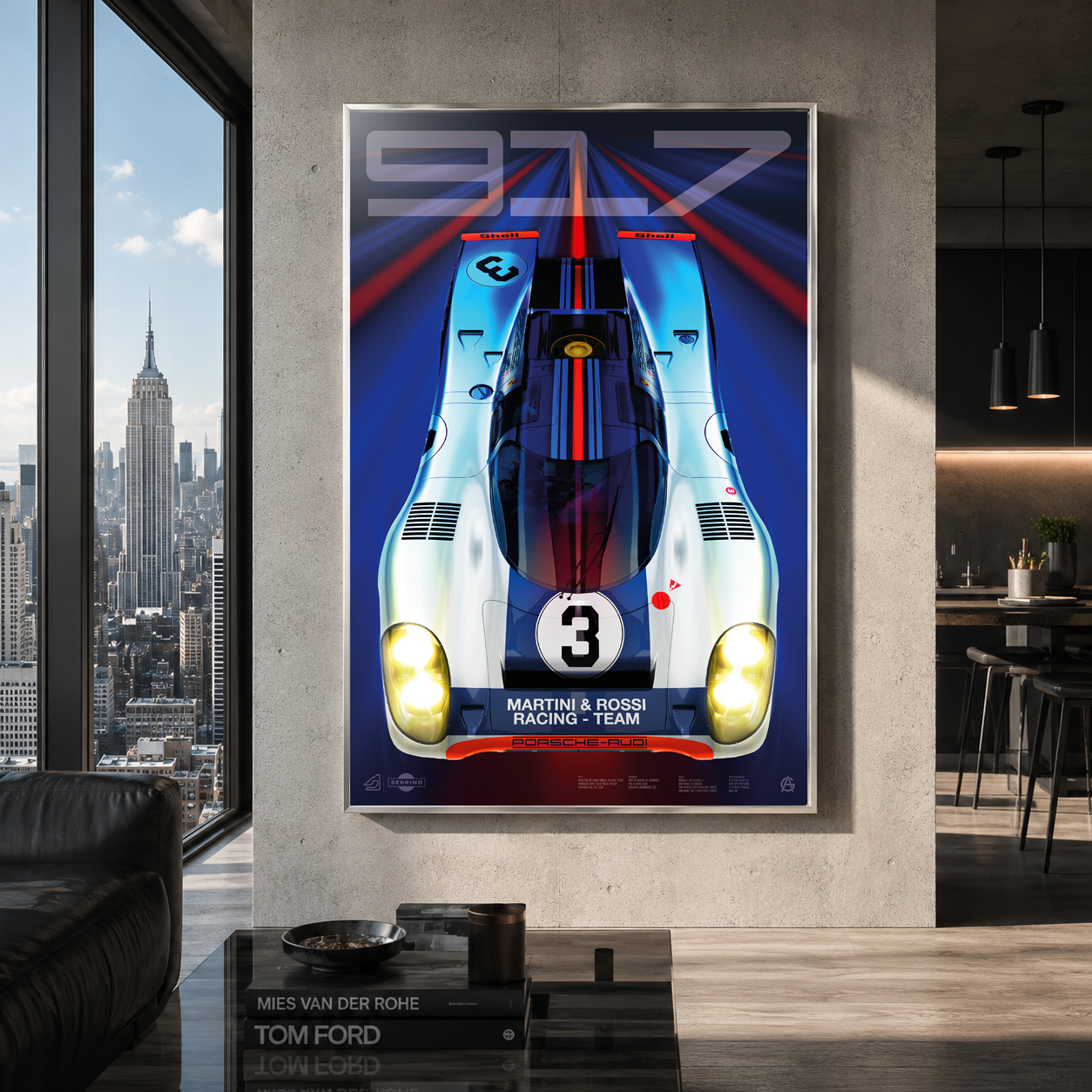Sebring 12H ‘Martini’ | Porsche 917K Glicée Art Print