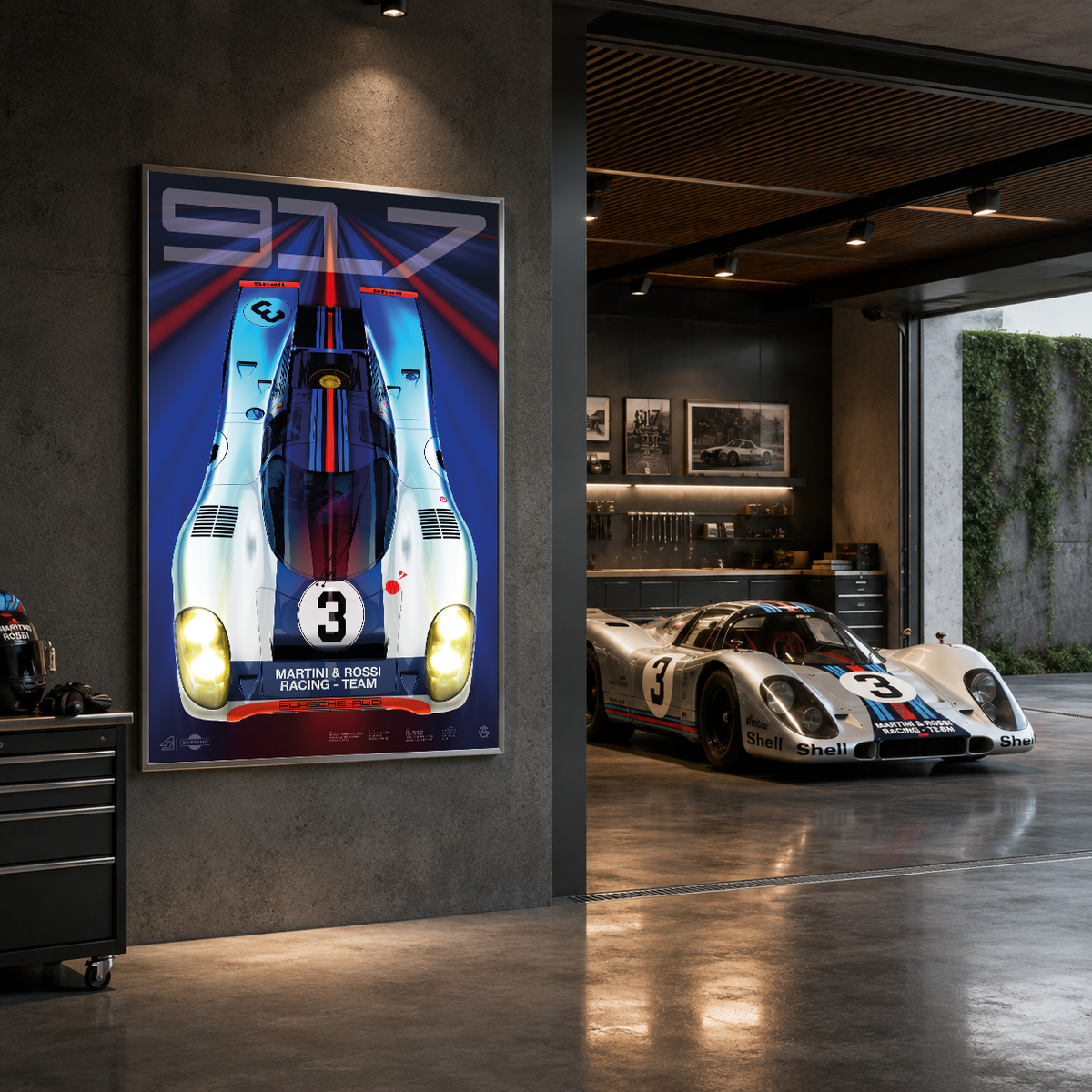 Sebring 12H ‘Martini’ | Porsche 917K Glicée Art Print