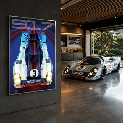 Sebring 12H ‘Martini’ | Porsche 917K Glicée Art Print