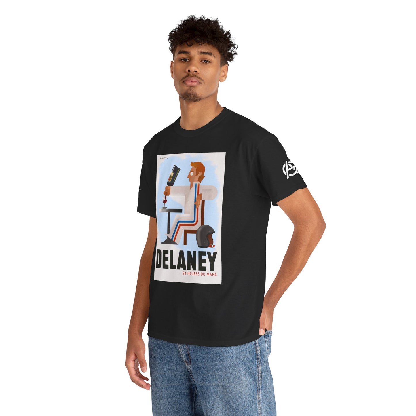 Delaney_Black_T_Shirt_Model_Front_Male