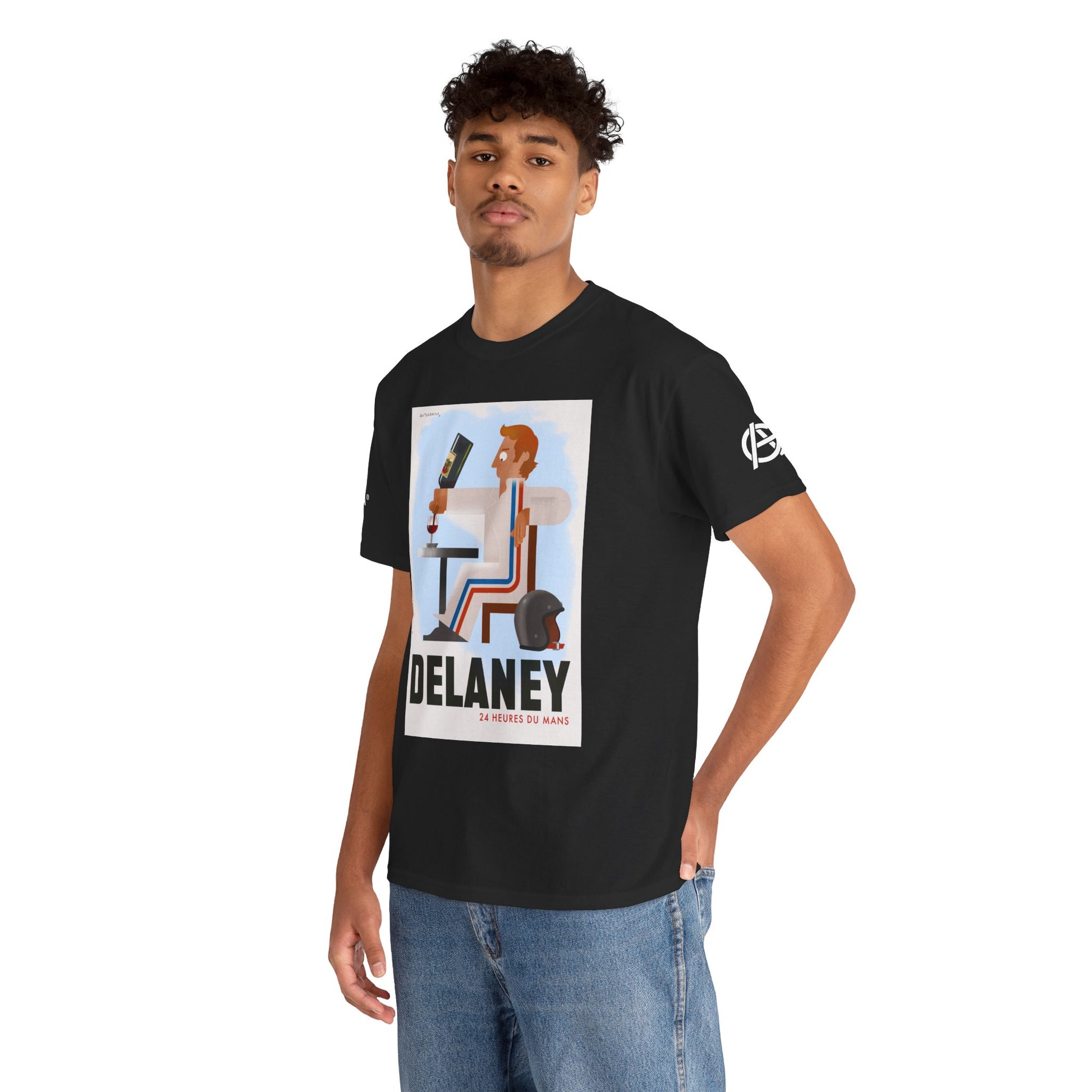 Delaney_Black_T_Shirt_Model_Front_Male