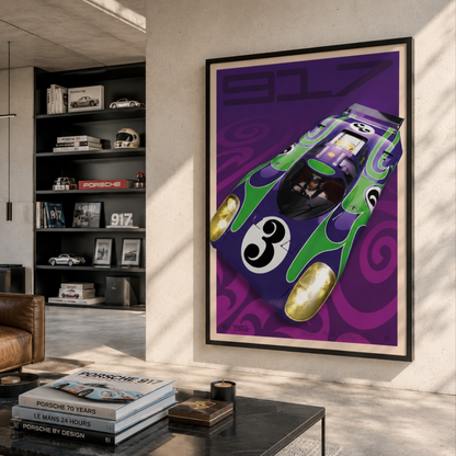 ‘Hippie Car’ | Porsche 917LH Art Print