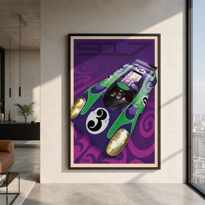 ‘Hippie Car’ | Porsche 917LH Art Print